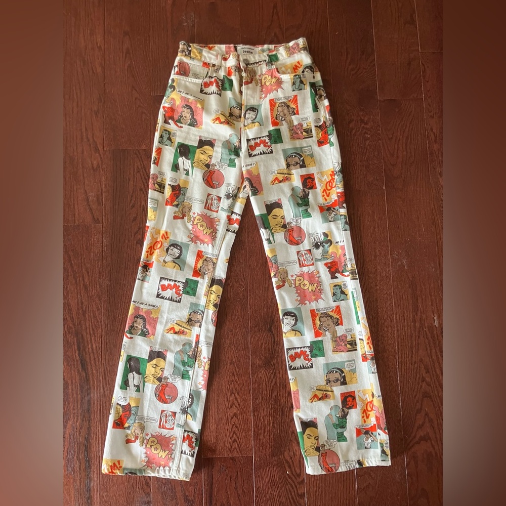 REFORMATION comic strips jeans 29